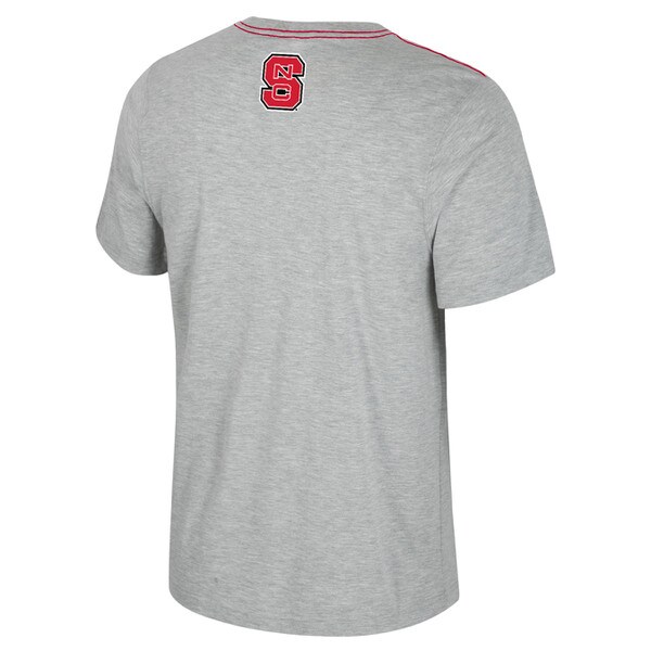 Heather Grey Short Sleeve Dual Blen